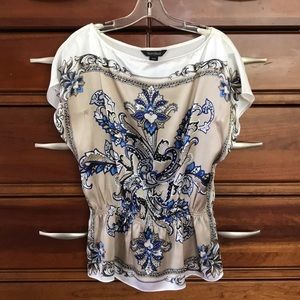 White House Black Market Silk Blouse